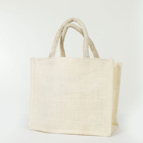 Customized and attractive zipper Jute bag