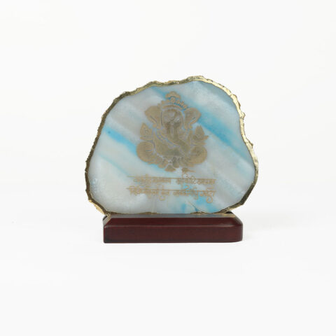Quote with Agate Stone