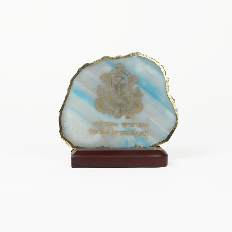 Quote with Agate Stone