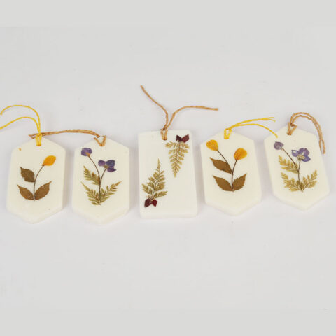 Handcrafted Botanical Wax Sachets – Set of 5