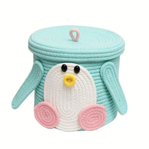 Kids' Storage Basket – Jute Craft Edition