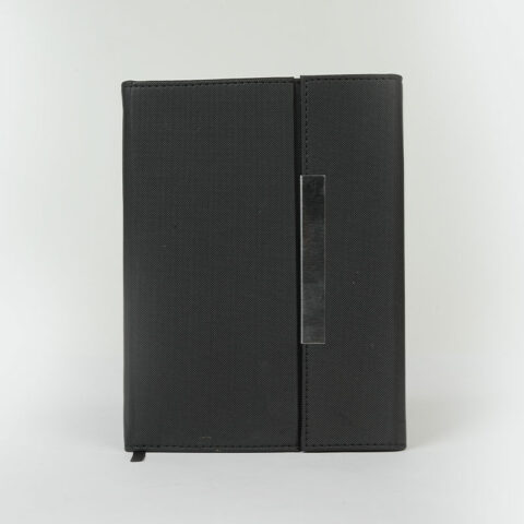 Executive Black Notebook with Magnetic Closure