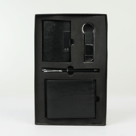 Premium Black Executive Gift Set – 5-in-1 Corporate Combo
