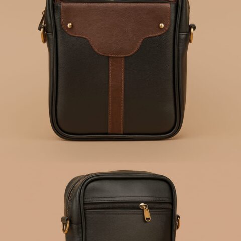 Stylish Two-Tone Sling Bag