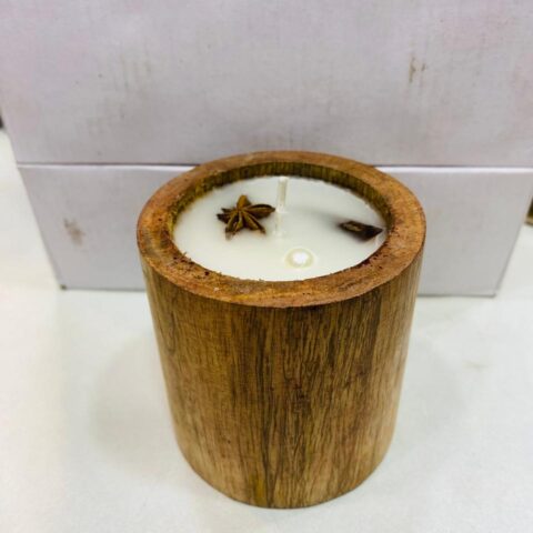 Wooden Jar Scented Candle