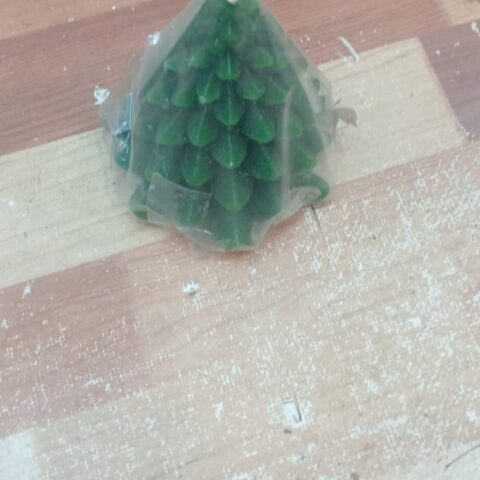 Christmas Tree Shaped Decorative Candle