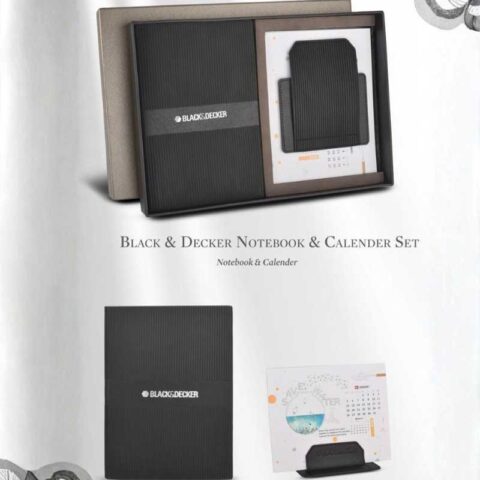 BLACK & DECKER NOTEBOOK & CALENDER SET