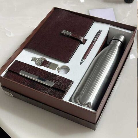 Executive Essentials Gift Set - Dairy, Bottle, Pen, Keyring