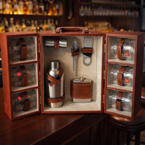 Luxury Wooden Bar Gift Set