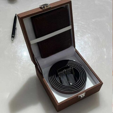 Executive Wallet & Belt Set